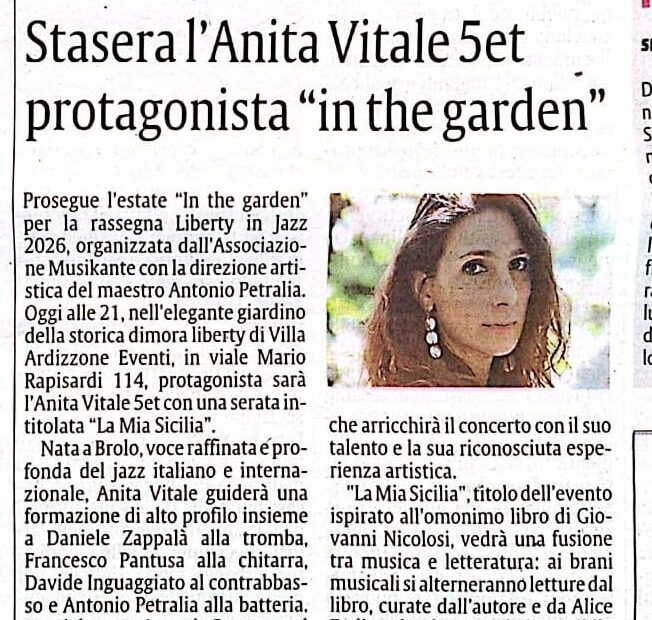 Anita Vitale 5et feat Antonio Bonasera
