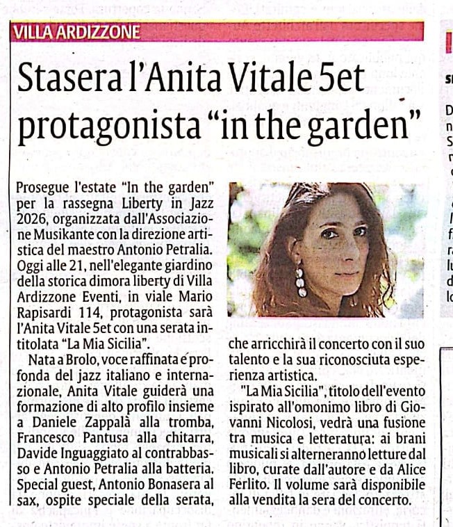 Anita Vitale 5et feat Antonio Bonasera