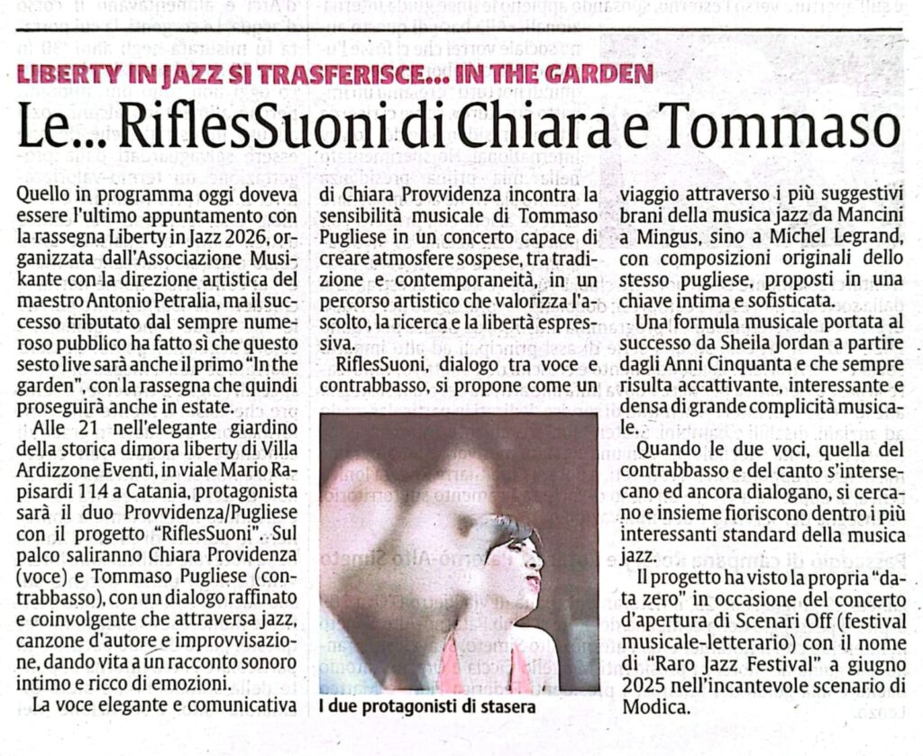 Chiara Provvidenza e Tommaso Pugliese