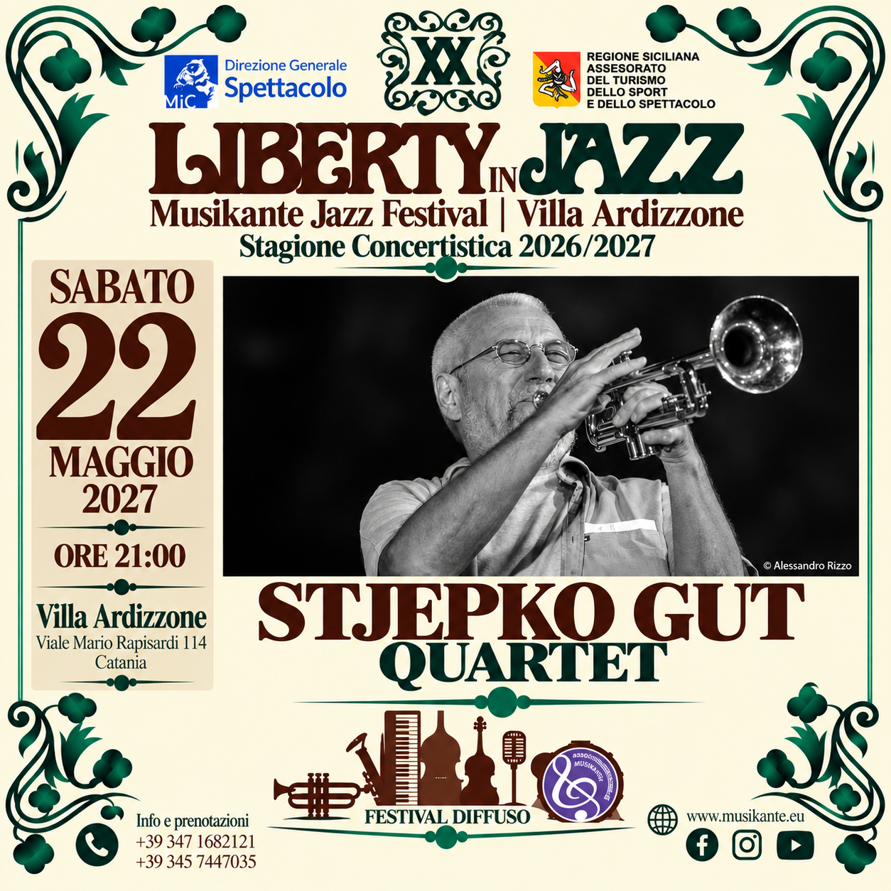 Stjepko Gut Quartet – 22 maggio 2027
