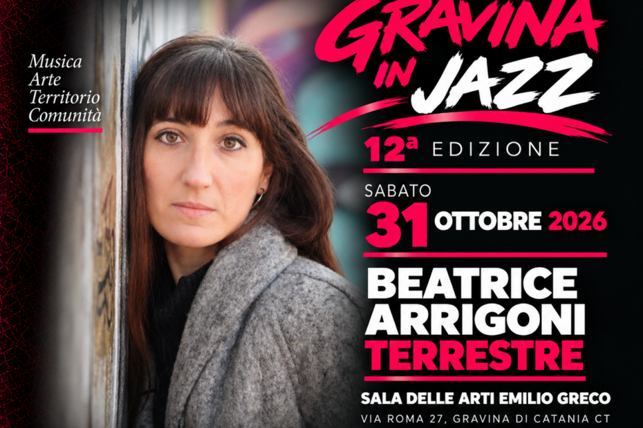 Beatrice Arrigoni — Terrestre, 31 ottobre 2026 alle 21, Gravina in Jazz