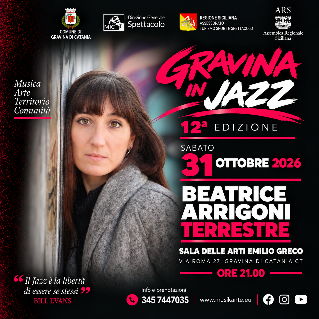 Beatrice Arrigoni — Terrestre – 31 ottobre 2026